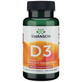 Swanson Vitamin D3 4000 IU (10 mcg) - 250 Capsules