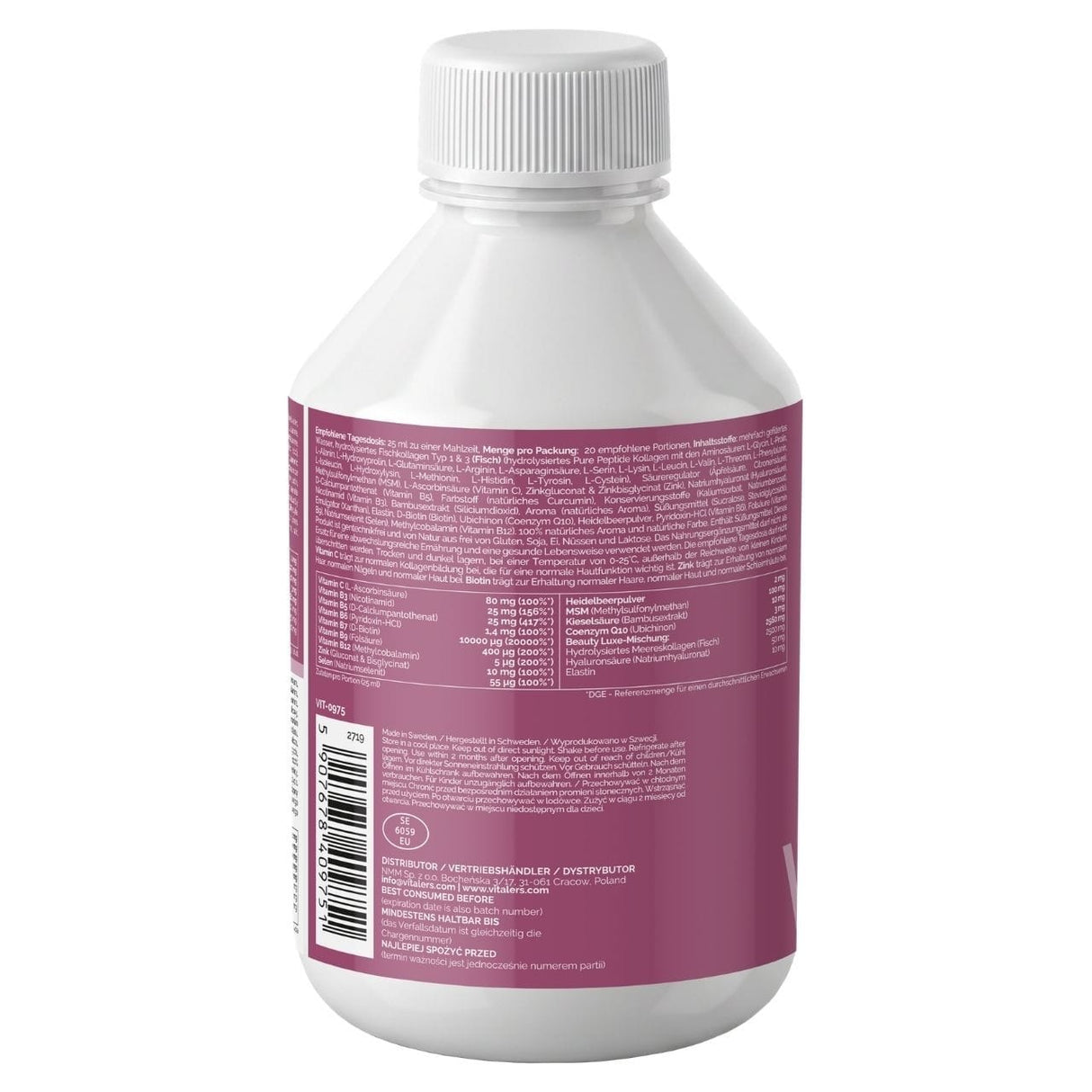 Vitaler's Collagen Beauty Complex, Orange - 500 ml