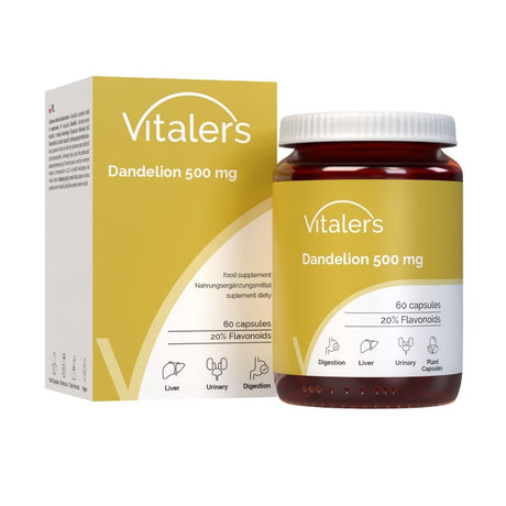 Vitaler's Dandelion Extract 500 mg – 60 Capsules