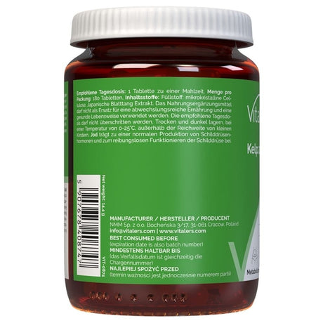Vitaler's Kelp 20 mg - 180 Tablets