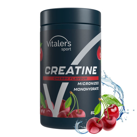Vitaler's Sport Micronized Creatine Monohydrate 5000 mg, Cherry - 500 g