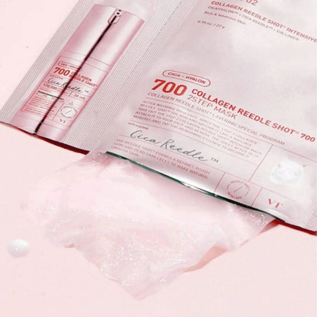 VT Cosmetics Collagen Reedle Shot 700 2-Stage Hydrogel Mask - 1.5 g + 27 g