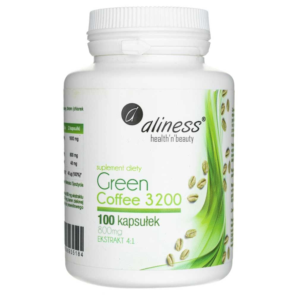 Aliness Green Coffee 3200 - 100 Capsules