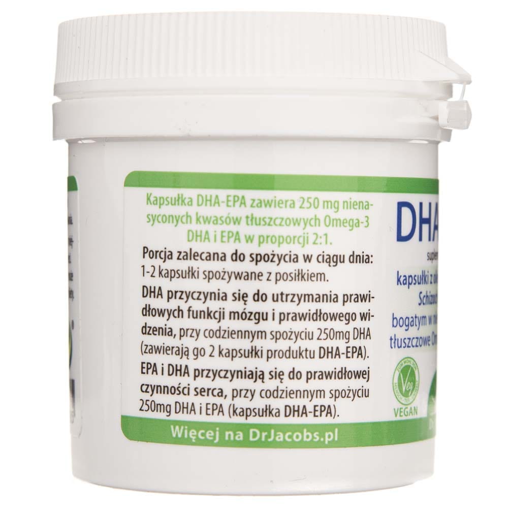 Dr. Jacob's DHA-EPA Algae Oil - 60 Capsules