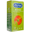 Durex Arouser Ribbed Condoms - 12 pieces