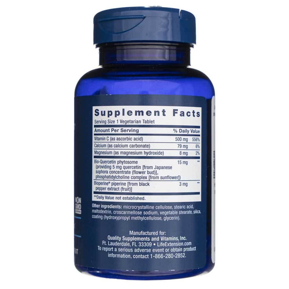 Life Extension Fast-C® and Bio-Quercetin Phytosome  - 60 Tablets