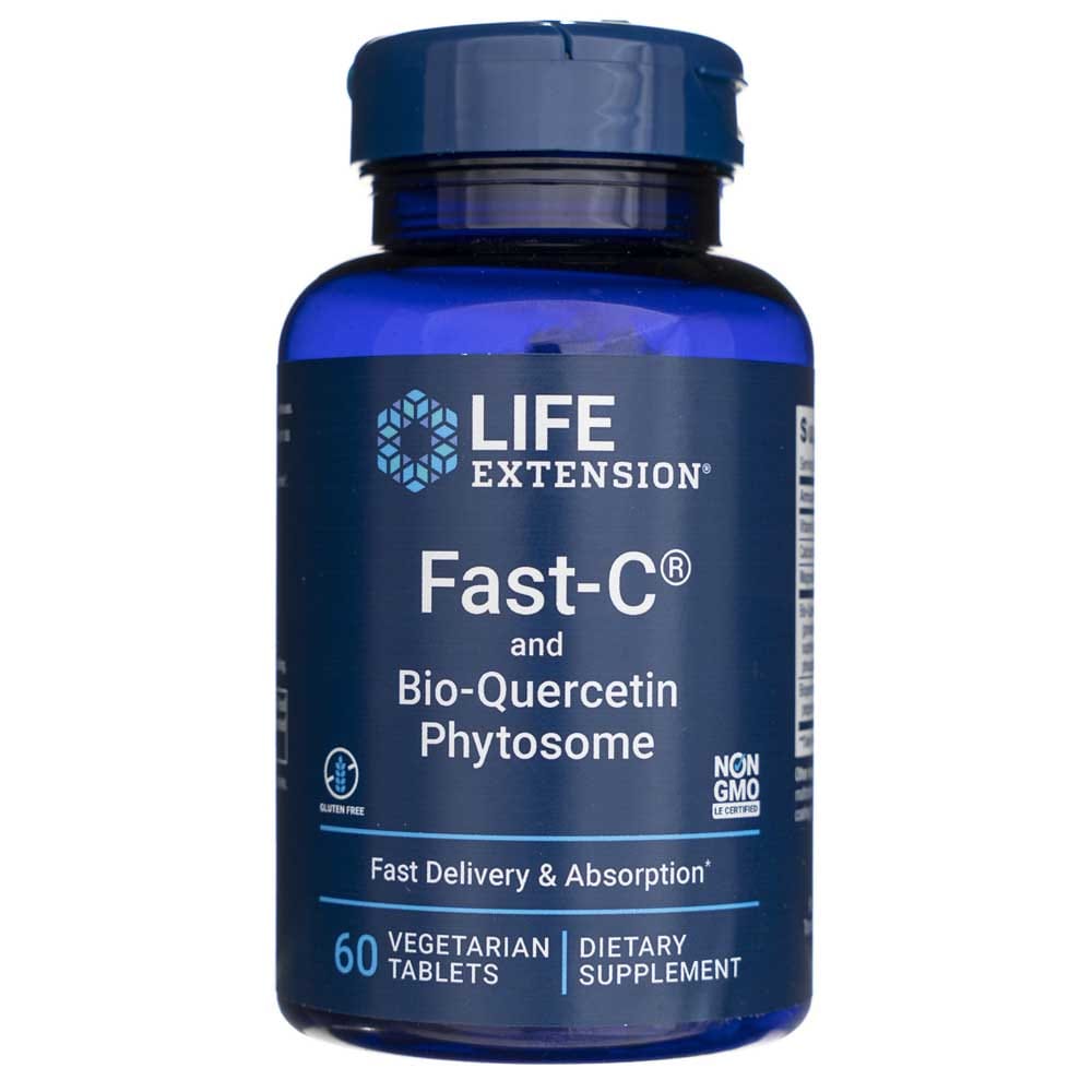Life Extension Fast-C® and Bio-Quercetin Phytosome - 60 Tablets