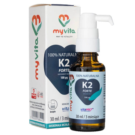 MyVita Natural Vitamin K2 Forte 100 mcg - 30 ml