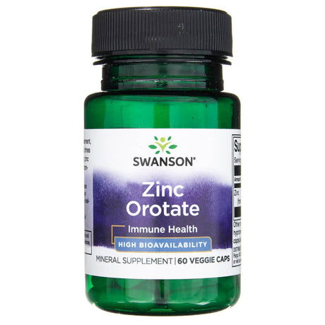 Swanson Zinc Orotate 10 mg - 60 Veg Capsules